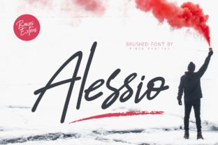 Alessio: A Bold Script Font for Branding Projects