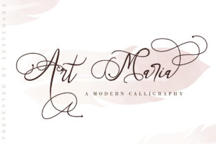 Art Maria: A Script Font That Elevates Editorial Design