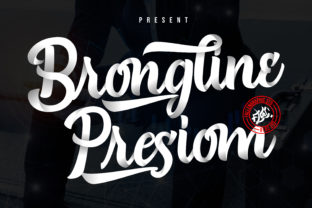 Brongline Presiom: A Bold Script Font for Modern Web Design