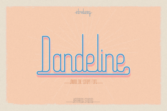 Dandeline: A Script Font That Adds Personality to Digital Design
