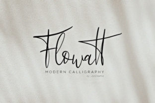Flowatt: A Modern Calligraphy Font for Contemporary Branding