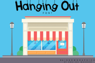 Hanging Out Font for Creative Makers
