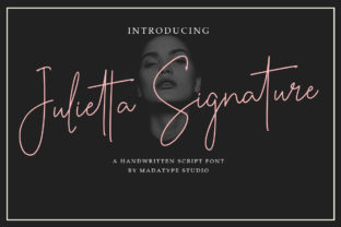 Julietta Signature: A Timeless Script Font for Editorial Design