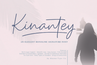 Kinantey: A Script Font for Editorial Elegance