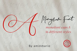 Monogram a Monofont Caps a: A Versatile Script Font for Web Design