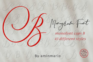 Monogram B Monofont Caps B: A Simple Font That Elevates Your Brand