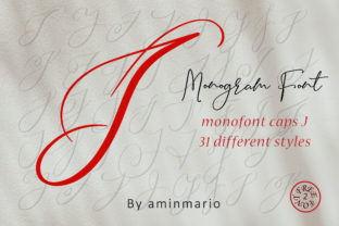 Monogram J Monofont Caps J: A Versatile Script Font for Web Design
