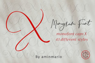 Monogram X Monofont Caps X: A Designer’s Take on Handwritten Elegance