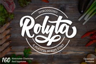 Rolyta: A Script Font for Editorial Expression