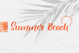 Summer Beach: A Script Font for Editorial Design