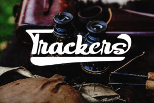Trackers: A Script Font for Crafting with Character