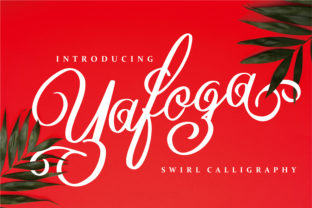 Yafoga: A Script Font That Breathes Life Into Editorial Design